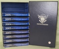 (8) 1999 Thru 2006 U.S. Mint Proof Set Collection