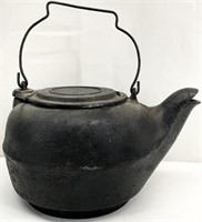 Antique Cast Iron Kettle #8