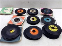 Nice Lot of 45RPM Records Some Sleeved