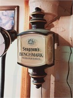 Seagrams Benchmark  Lighted Sign