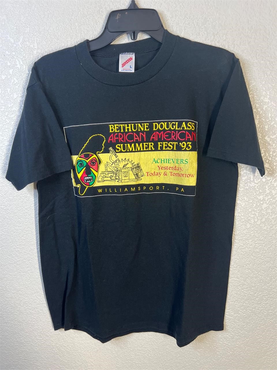 Vtg 1993 Bethune Douglas African Summer Fest Shirt