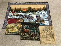 Nature Theme Tapestries (38" to 55"W)