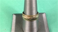 10 karat gold filled and sterling wedding band