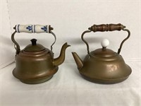 Two Copper Teapots