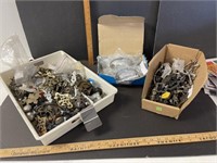 Large lot of assorted handles & knobs- see