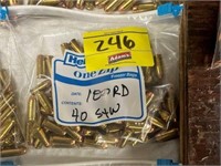 100 RDS, 40 SMITH AND WESSON BULLETS