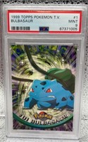 1999 Topps Pokémon T.V. Bulbasaur PSA 9