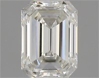 Gia Certified Emerald Cut .37ct Si1 Diamond