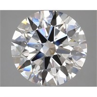 Igi Certified Round Cut 3.51ct Si1 Lab Diamond