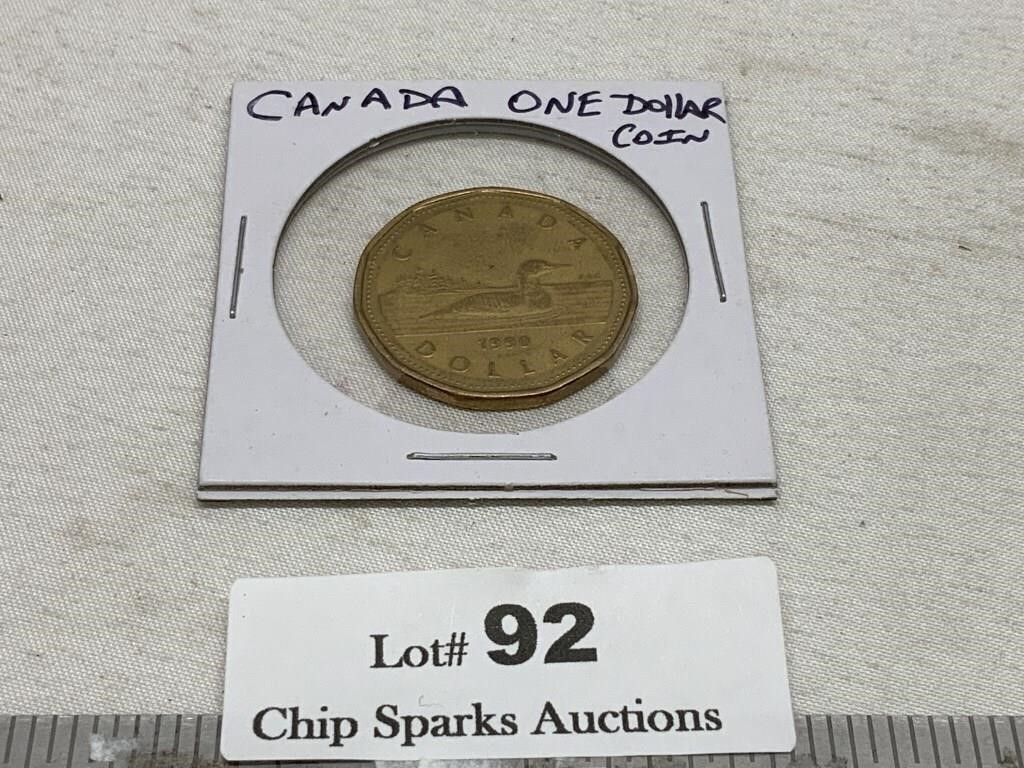 One Dollar Canadian Duck Coin