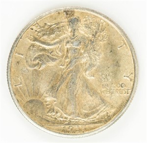 Coin 1935-S Walking Liberty Half Dollar-Ch AU