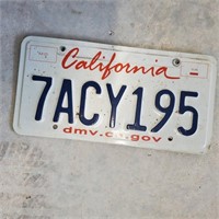 CA License Plates