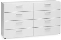 Tvilum Austin 8-Drawer Dresser, White; Color: Whi