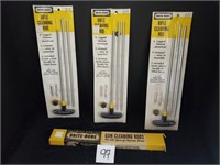 set of 4 Rifle cleaning rods