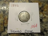 1856 Seated Dime