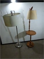 2 Floor Lamps Tallest 54"