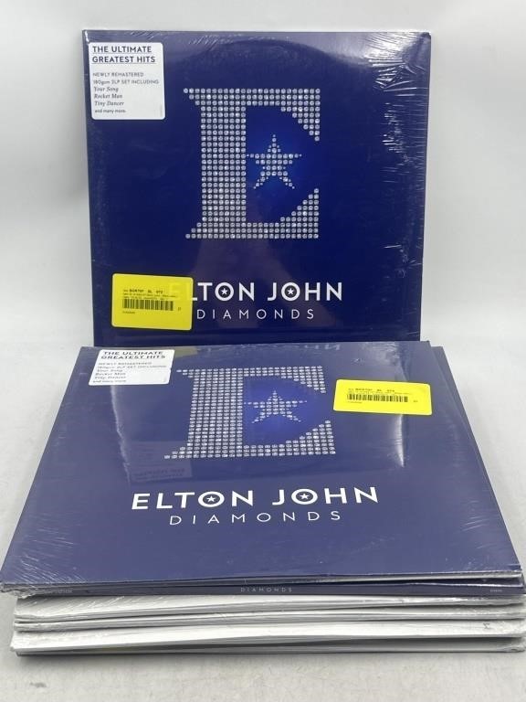 NEW Lot of 8-Elton John Diamonds Records