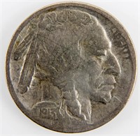 Coin 1913-S Buffalo Nickel  Key Date! Graded Fine