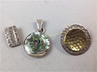 Sterling pendants