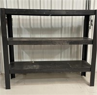 Black Painted Storage Shelf