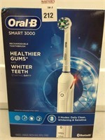 ORAL-B SMART 3000 RECHARGEABLE TOOTHBRUSH