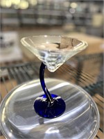 Bid X24 Blue Stem Martini Glasses 6-3/4oz