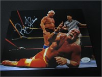 RIC FLAIR SIGNED 8X10 PHOTO TNA JSA COA