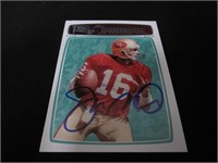 2008 TOPPS JOE MONTANA AUTOGRAPH COA