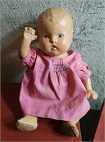 Antique baby doll, plastic plax dolls