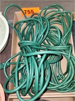 2 GREEN EXTENSION CORDS