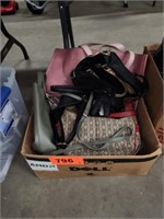 LOT OF WOMENS PURSES- SOME HAVE SMOKE SMELL