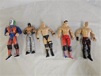 5 Vintage WWE Action Figures