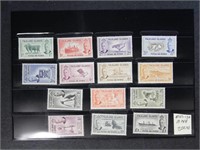 Falkland Islands Stamps #107-126 Mint NH 1952 set