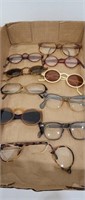 Lot of glasses / frames - Round, cats eye, and