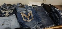 (8) Miss Me, AE, Lucky & More Shorts & Pants Size