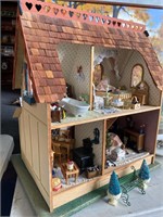 Dollhouse with Furniture & Accessories
