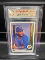 1989 Gary Sheffield Upper Deck Rookie Card Graded