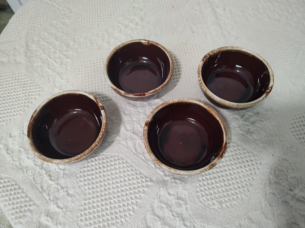 4 McCoy Drip Pattern Bowls