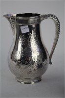 SIMPSON & MILLER SILVER PLATE PITCHER