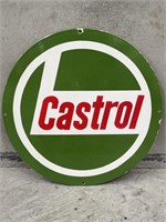CASTROL Enamel Sign - Diameter 455mm