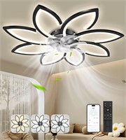 TANWO 2024 Modern 35" Ceiling Fan with Lights