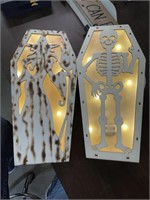 Lighted Skeleton, Witch Boxes