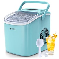 SelfClean Portable Ice Maker Counter Machine Aqua