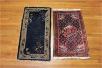 2 Oriental Rugs. 1 Pictorial