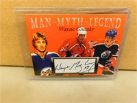 Man Myth Legend Wayne Gretzky Hockey Card