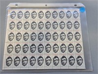 Sheet of "Thoreau" 5 cent stamps