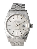 Rolex Date Oyster Perpetual Jubilee Ss Watch 36mm