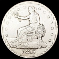 1875-S Silver Trade Dollar NICELY CIRCULATED