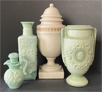 Grecian Inspired Vase (9.5”), Decorative Mantle