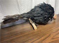 Crafted Vulture Faux Taxidermy on Perch